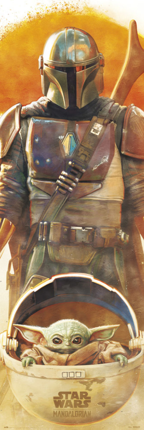 Grupo Erik PPGE8083 Star Wars The Mandalorian Poster 53X158cm | Yourdecoration.co.uk