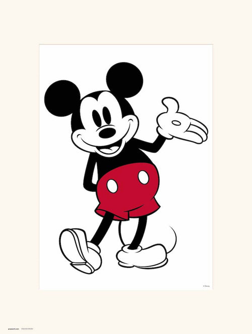 Grupo Erik Disney Mickey Classic Art Print 30x40cm | Yourdecoration.co.uk