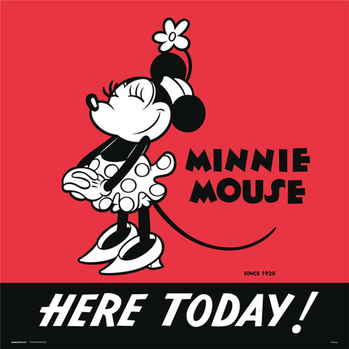 Grupo Erik Disney Minnie 90 Art Print 30x30cm | Yourdecoration.co.uk