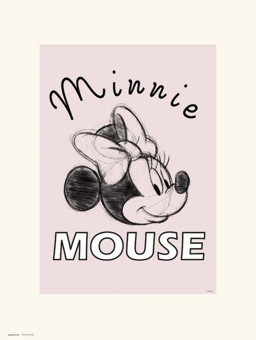 Grupo Erik Disney Minnie Mouse Art Print 30x40cm | Yourdecoration.co.uk