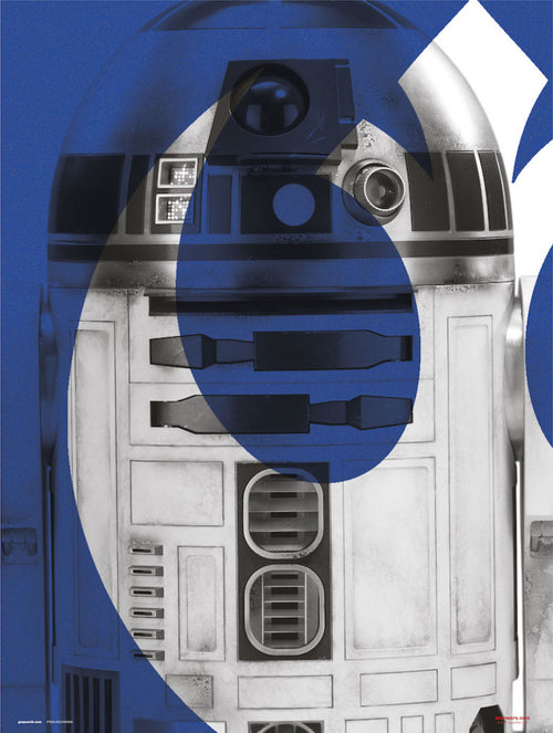 Grupo Erik Star Wars Episode Ix R2 D2 Art Print 30x40cm | Yourdecoration.co.uk