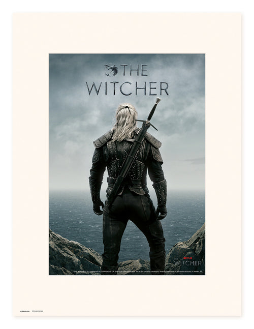 Grupo Erik The Witcher Backwards Art Print 30x40cm | Yourdecoration.co.uk