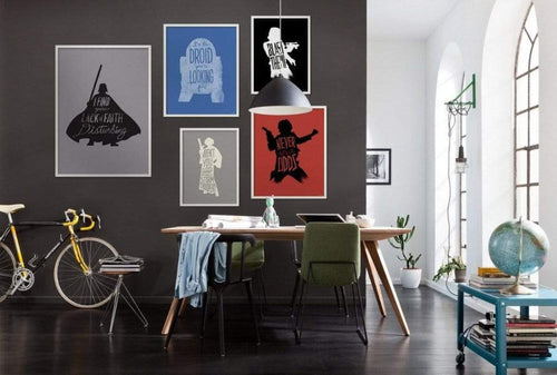 Komar Star Wars Silhouette Quotes Leia Art Print 30x40cm Interieur | Yourdecoration.co.uk