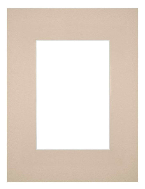 Passe-Partout Photo Frame Size 18x24 cm - Photo Size 10x15 cm - Beige