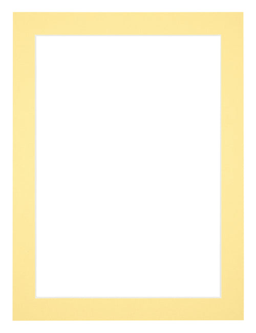 Passe-Partout Photo Frame Size 18x24 cm - Photo Size 12x18 cm - Yellow