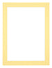 Passe-Partout Photo Frame Size 18x24 cm - Photo Size 12x18 cm - Yellow