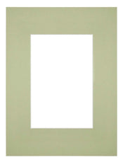 Passe-Partout Photo Frame Size 18x24 cm - Photo Size 10x15 cm - Mint green