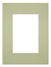 Passe-Partout Photo Frame Size 18x24 cm - Photo Size 10x15 cm - Mint green