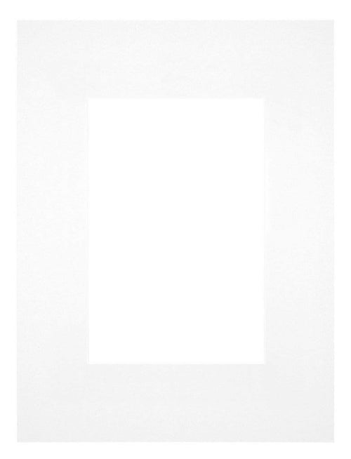 Passe-Partout Photo Frame Size 18x24 cm - Photo Size 10x15 cm - White