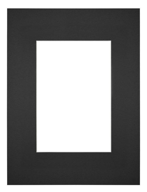 Passe-Partout Photo Frame Size 18x24 cm - Photo Size 10x15 cm - Black