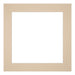 Passe-Partout Photo Frame Size 20x20 cm - Photo Size 15x15 cm - Beige