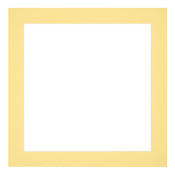 Passe-Partout Photo Frame Size 20x20 cm - Photo Size 13x13 cm - Yellow