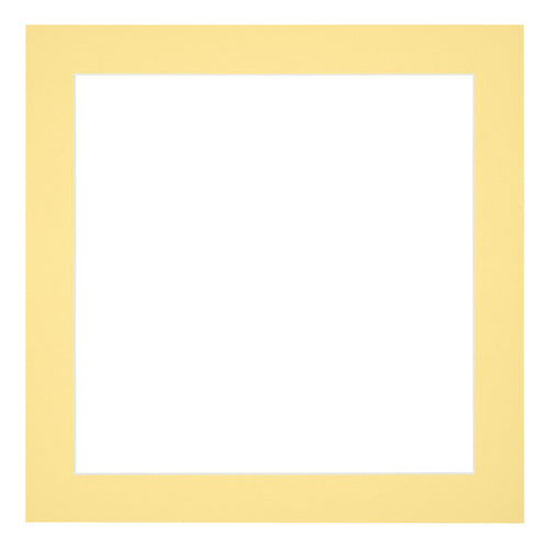 Passe-Partout Photo Frame Size 20x20 cm - Photo Size 13x13 cm - Yellow