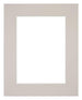 Passe-Partout Photo Frame Size 20x25 cm - Photo Size 13x18 cm - Gray Granite