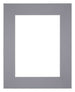 Passe-Partout Photo Frame Size 20x25 cm - Photo Size 13x18 cm - Gray