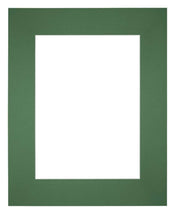 Passe-Partout Photo Frame Size 20x25 cm - Photo Size 13x18 cm - Green Forest