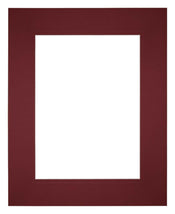 Passe-Partout Photo Frame Size 20x25 cm - Photo Size 13x18 cm - Wine Red