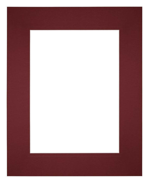 Passe-Partout Photo Frame Size 20x25 cm - Photo Size 13x18 cm - Wine Red