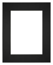 Passe-Partout Photo Frame Size 20x25 cm - Photo Size 13x18 cm - Black