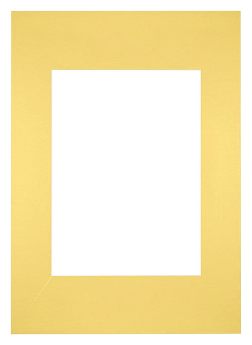 Passe-Partout Photo Frame Size 20x28 cm - Photo Size 13x18 cm - Yellow