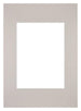 Passe-Partout Photo Frame Size 20x28 cm - Photo Size 13x18 cm - Gray Granite