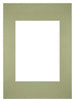 Passe-Partout Photo Frame Size 20x28 cm - Photo Size 13x18 cm - Mint green