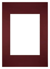 Passe-Partout Photo Frame Size 20x28 cm - Photo Size 13x18 cm - Wine Red