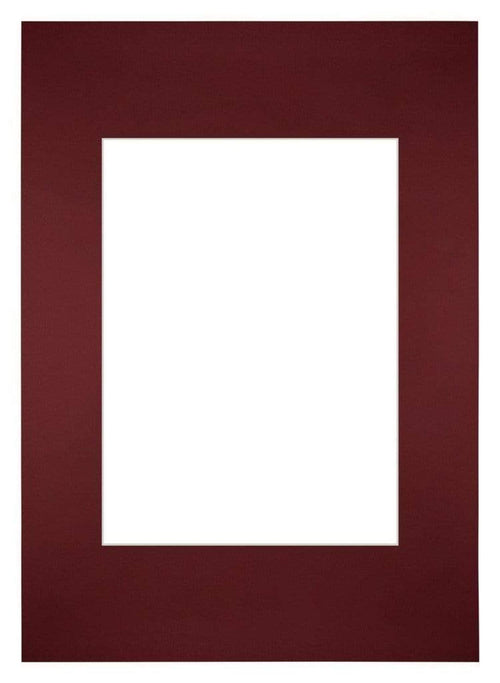 Passe-Partout Photo Frame Size 20x28 cm - Photo Size 13x18 cm - Wine Red