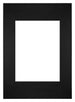 Passe-Partout Photo Frame Size 20x28 cm - Photo Size 13x18 cm - Black