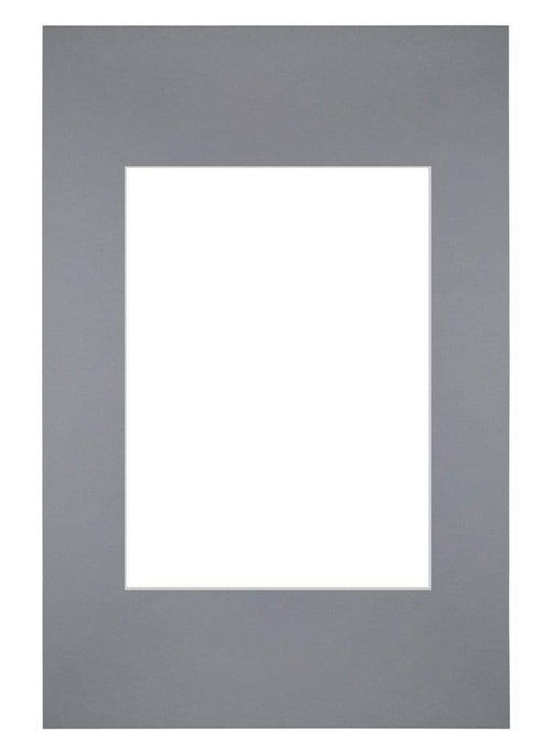 Passe-Partout Photo Frame Size 20x30 cm - Photo Size 13x18 cm - Gray