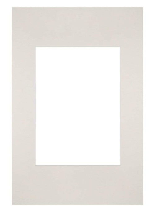 Passe-Partout Photo Frame Size 20x30 cm - Photo Size 13x18 cm - Light Gray