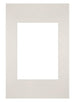 Passe-Partout Photo Frame Size 20x30 cm - Photo Size 13x18 cm - Light Gray