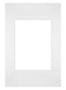 Passe-Partout Photo Frame Size 20x30 cm - Photo Size 13x18 cm - White