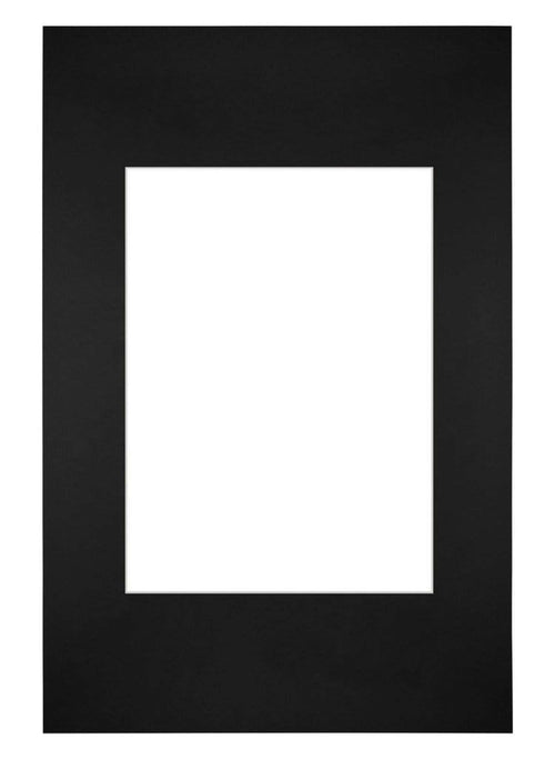 Passe-Partout Photo Frame Size 20x30 cm - Photo Size 13x18 cm - Black