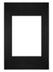 Passe-Partout Photo Frame Size 20x30 cm - Photo Size 13x18 cm - Black