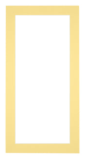 Passe-Partout Photo Frame Size 20x40 cm - Photo Size 13x18 cm - Yellow