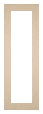 Passe-Partout Photo Frame Size 20x60 cm - Photo Size 10x30 cm - Beige