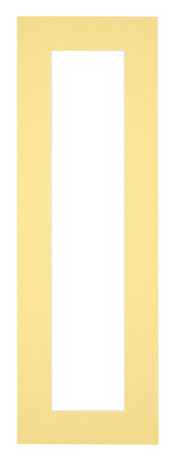 Passe-Partout Photo Frame Size 37,5x98 cm - Photo Size 25x85 cm - Yellow
