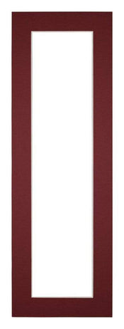 Passe-Partout Photo Frame Size 20x60 cm - Photo Size 10x30 cm - Wine Red