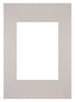 Passe-Partout Photo Frame Size 21x29,7 cm A4 - Photo Size 13x18 cm - Gray Granite