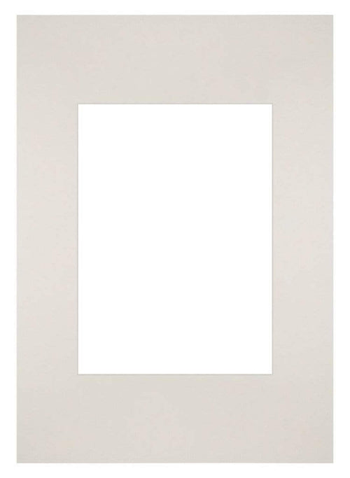 Passe-Partout Photo Frame Size 21x29,7 cm A4 - Photo Size 13x18 cm - Light Gray