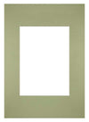 Passe-Partout Photo Frame Size 21x29,7 cm A4 - Photo Size 13x18 cm - Mint green