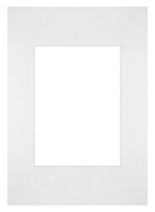 Passe-Partout Photo Frame Size 21x29,7 cm A4 - Photo Size 13x18 cm - White