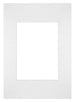 Passe-Partout Photo Frame Size 21x29,7 cm A4 - Photo Size 13x18 cm - White