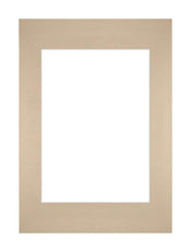 Passe-Partout Photo Frame Size 21x29,7 cm A4 - Photo Size 14,8x21 cm - Beige