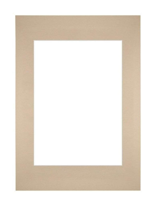 Passe-Partout Photo Frame Size 21x29,7 cm A4 - Photo Size 14,8x21 cm - Beige