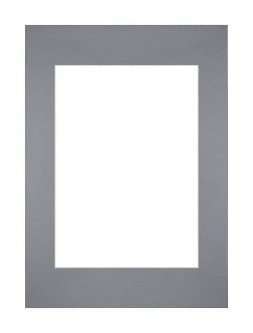 Passe-Partout Photo Frame Size 21x29,7 cm A4 - Photo Size 14,8x21 cm - Gray