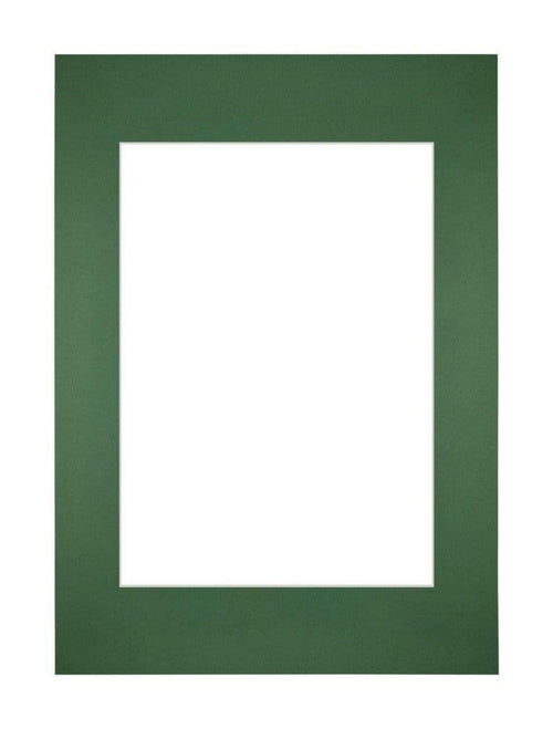 Passe-Partout Photo Frame Size 21x29,7 cm A4 - Photo Size 14,8x21 cm - Green Forest