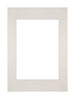 Passe-Partout Photo Frame Size 21x29,7 cm A4 - Photo Size 14,8x21 cm - Light Gray