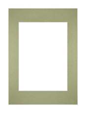 Passe-Partout Photo Frame Size 21x29,7 cm A4 - Photo Size 14,8x21 cm - Mint green